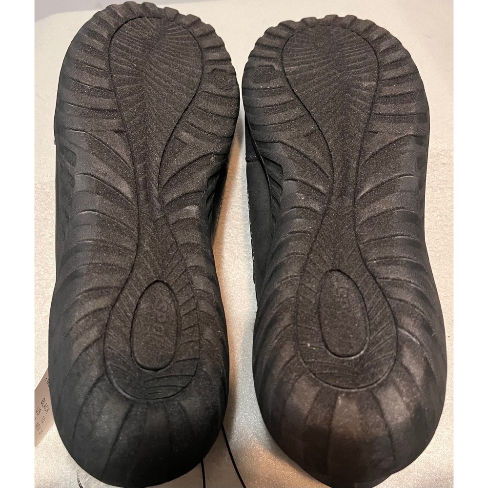 JSport by Jambu Womens Black Faux Fur Lined Memory Foam Slip On Shoes Sz 10 NWT - Picture 8 of 9
